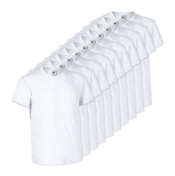 Lot 50 t-shirt blanc 100% coton