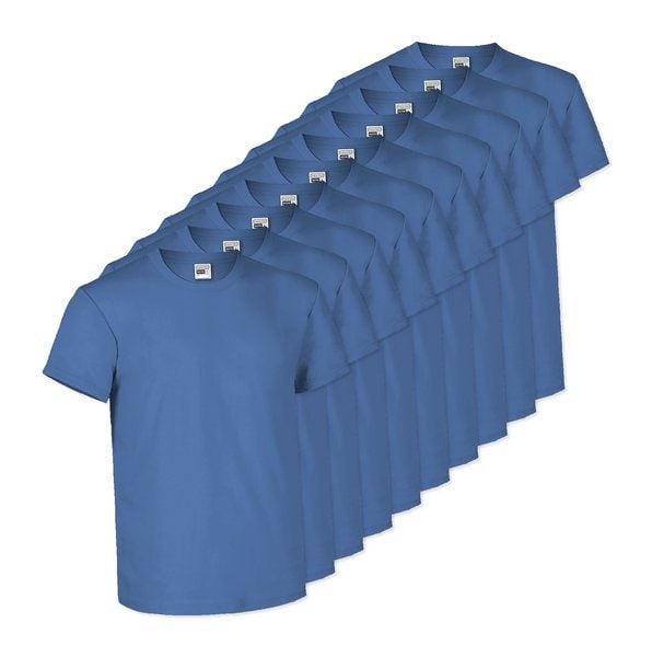 Lots 50 t-shirt bleu 100% coton